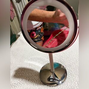 Chic Silver Vanity Mirror